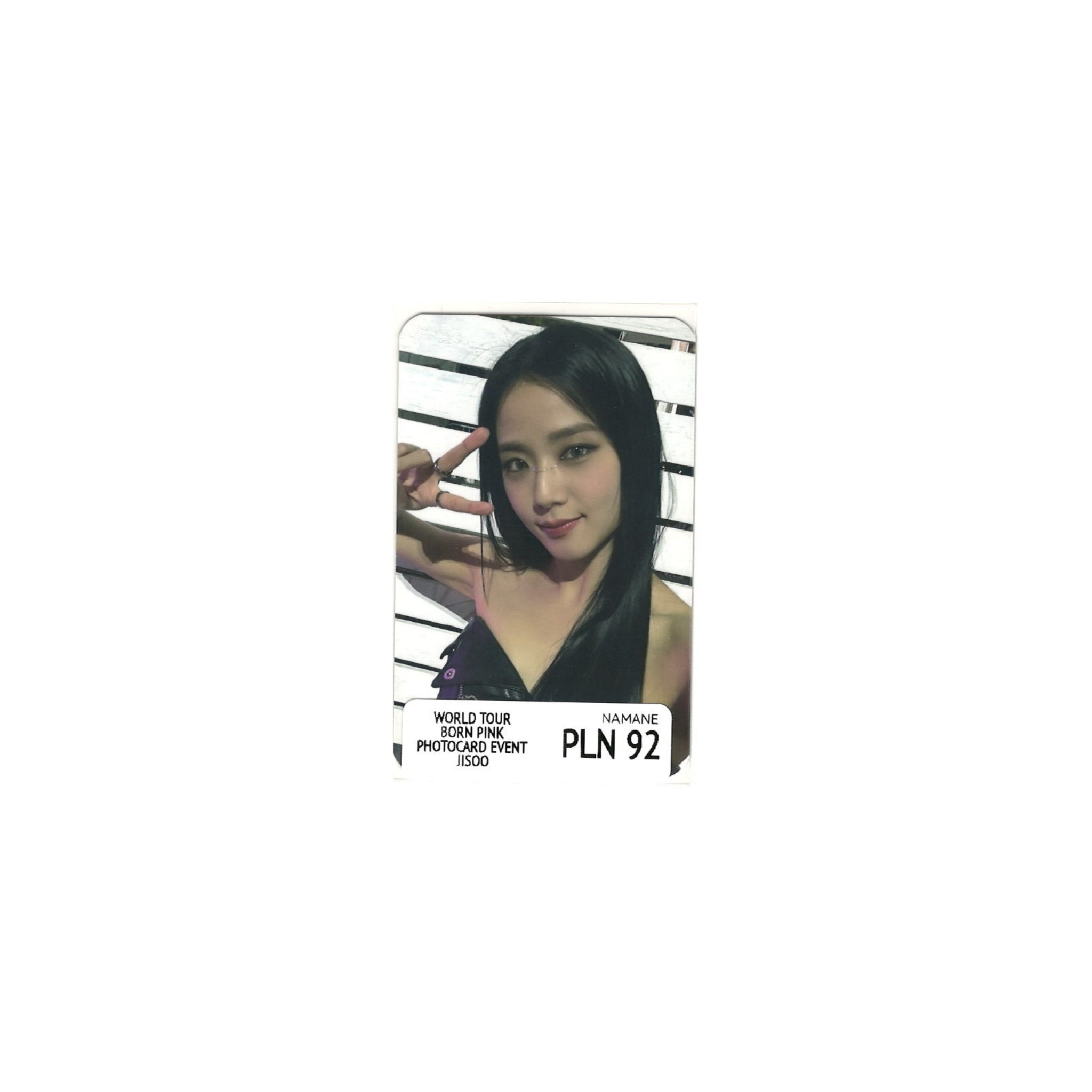 BLACKPINK JISOO: official photocard – officialnamane.com – NAMANE