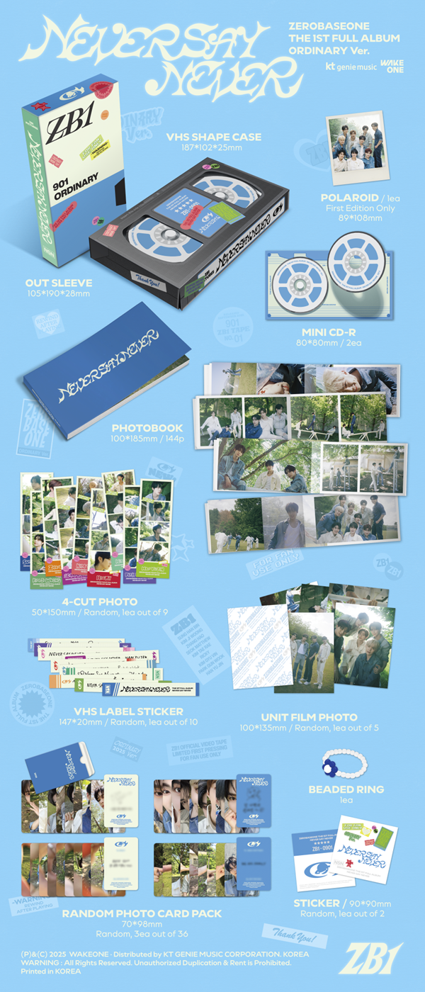 THE 1ST FULL ALBUM [NEVER SAY NEVER] (PHOTOBOOK VER.)