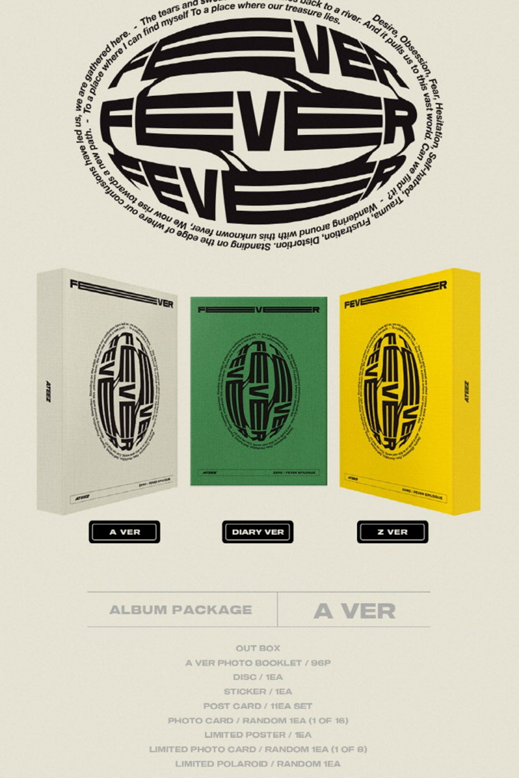 8th Mini Album [ZERO : FEVER] EPILOGUE