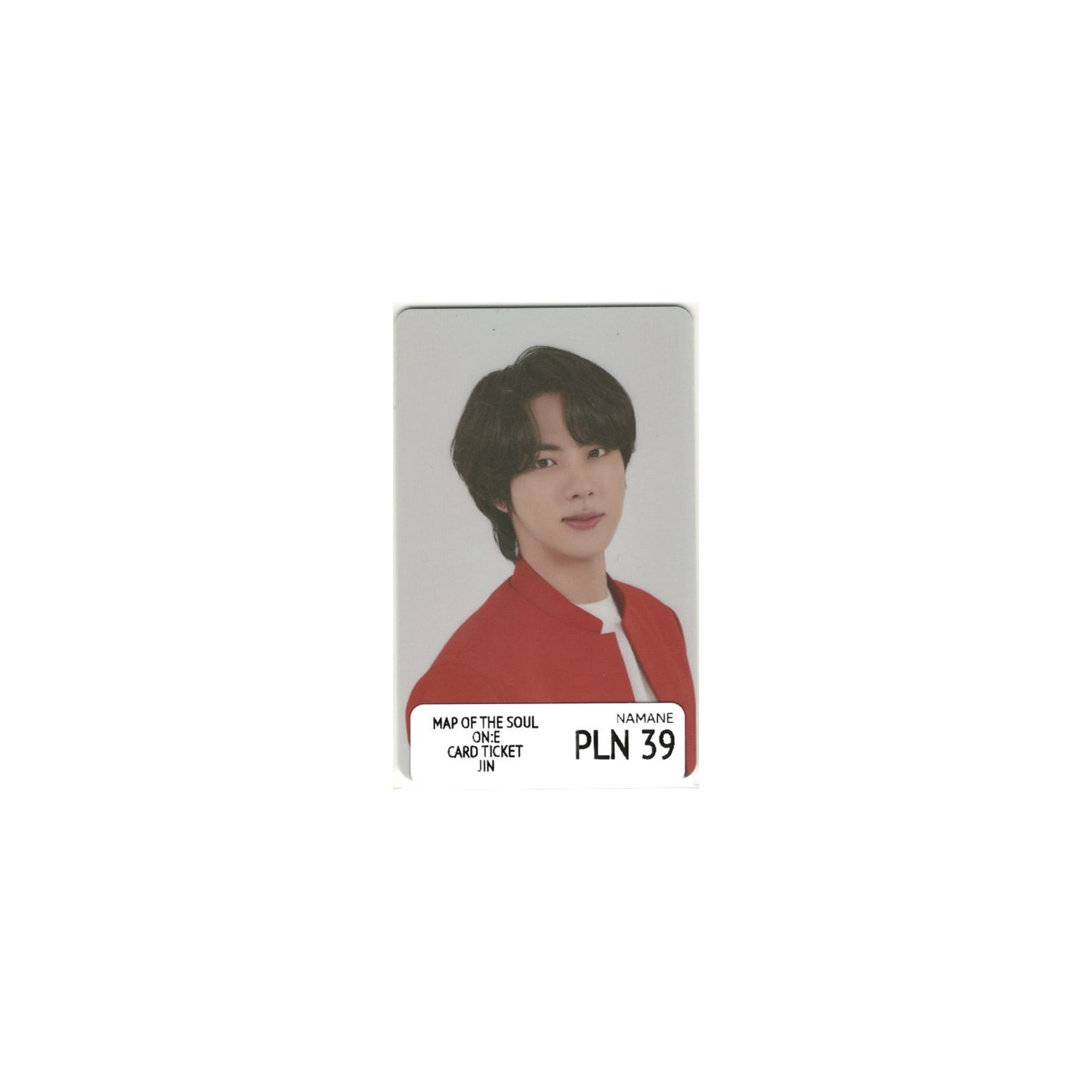 BTS - MAP OF THE SOUL ON:E CARD TICKET (JIN)