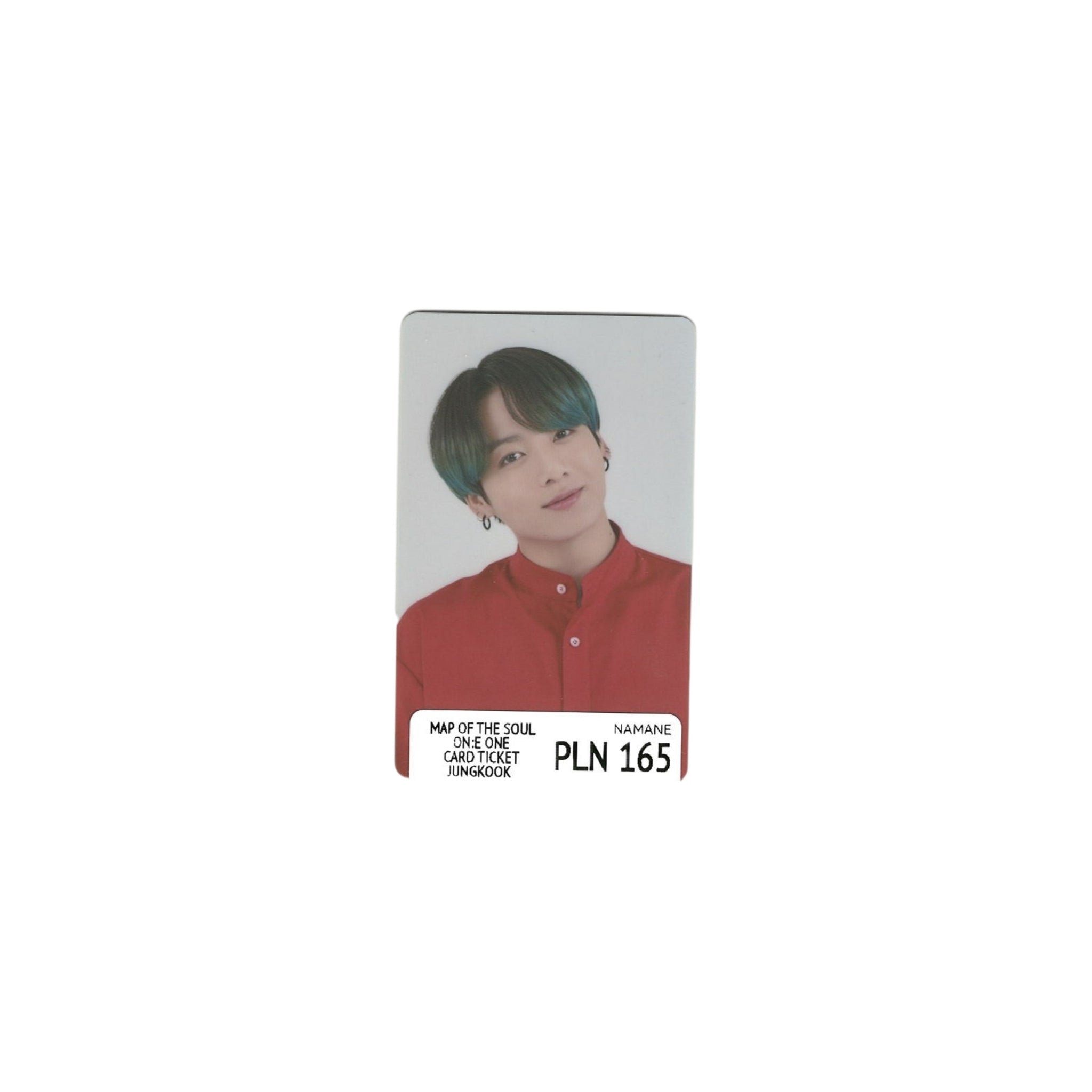 BTS - MAP OF THE SOUL ON:E ONE CARD TICKET (JUNGKOOK)