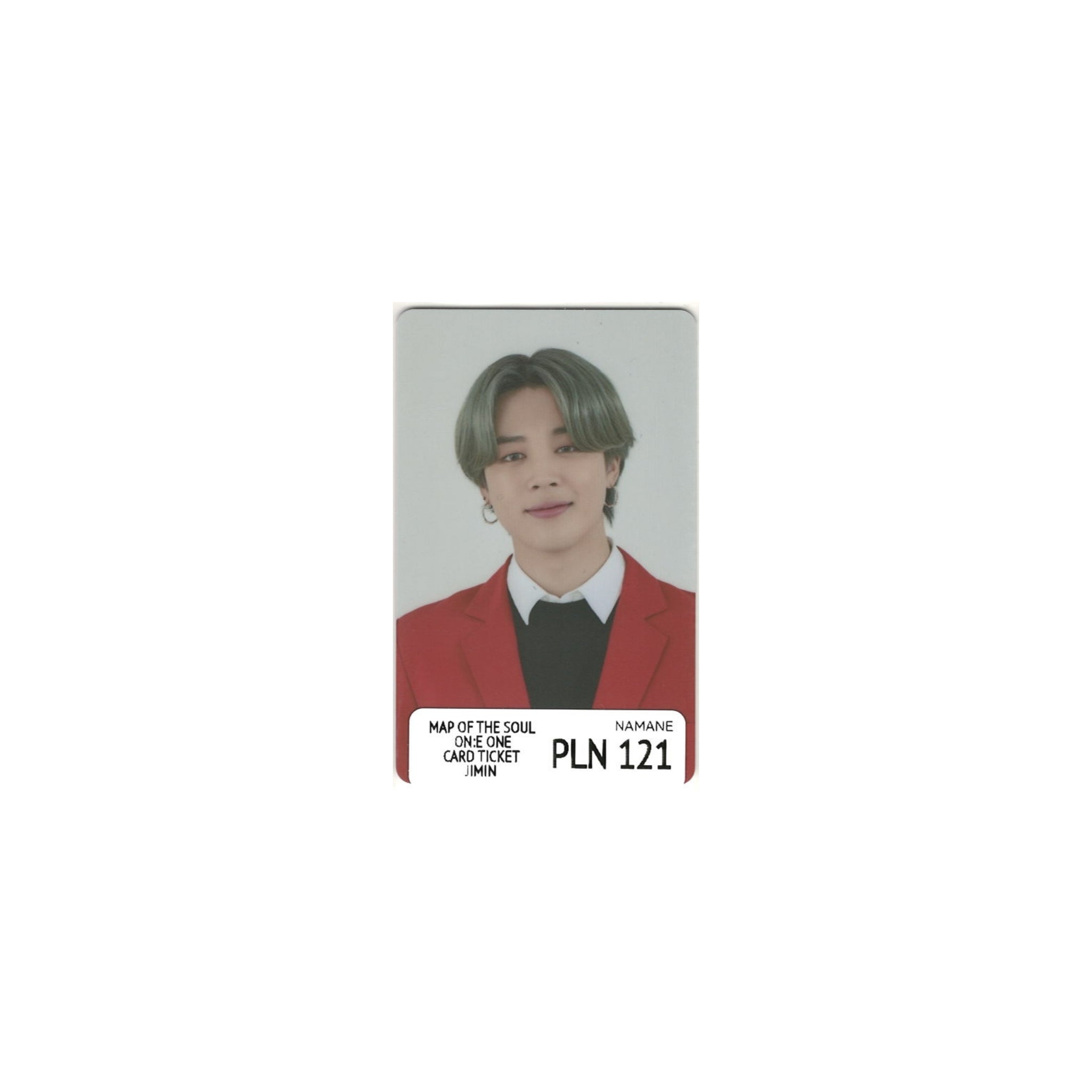 BTS - MAP OF THE SOUL ON:E ONE CARD TICKET (JIMIN)