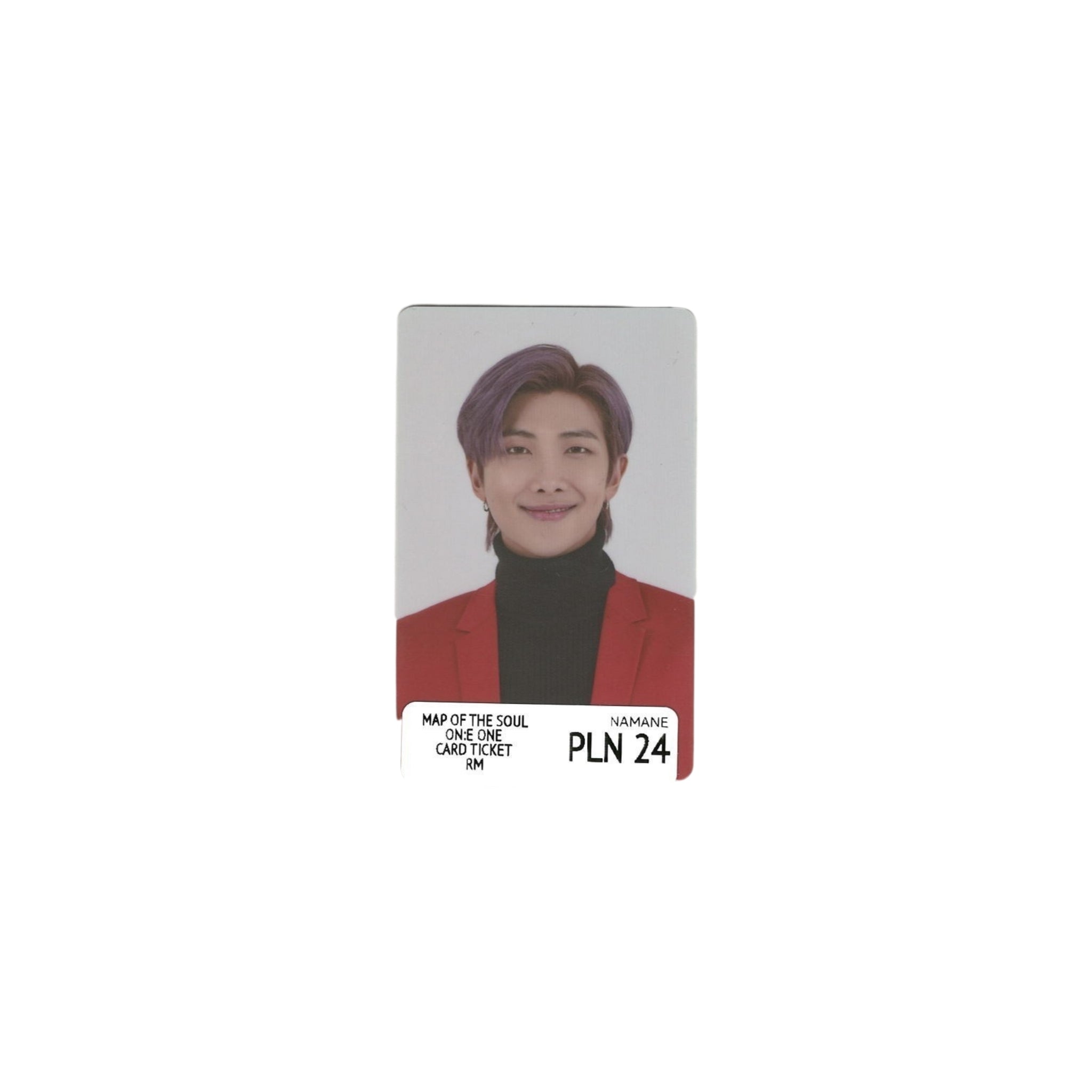 BTS - MAP OF THE SOUL ON:E ONE CARD TICKET (RM)