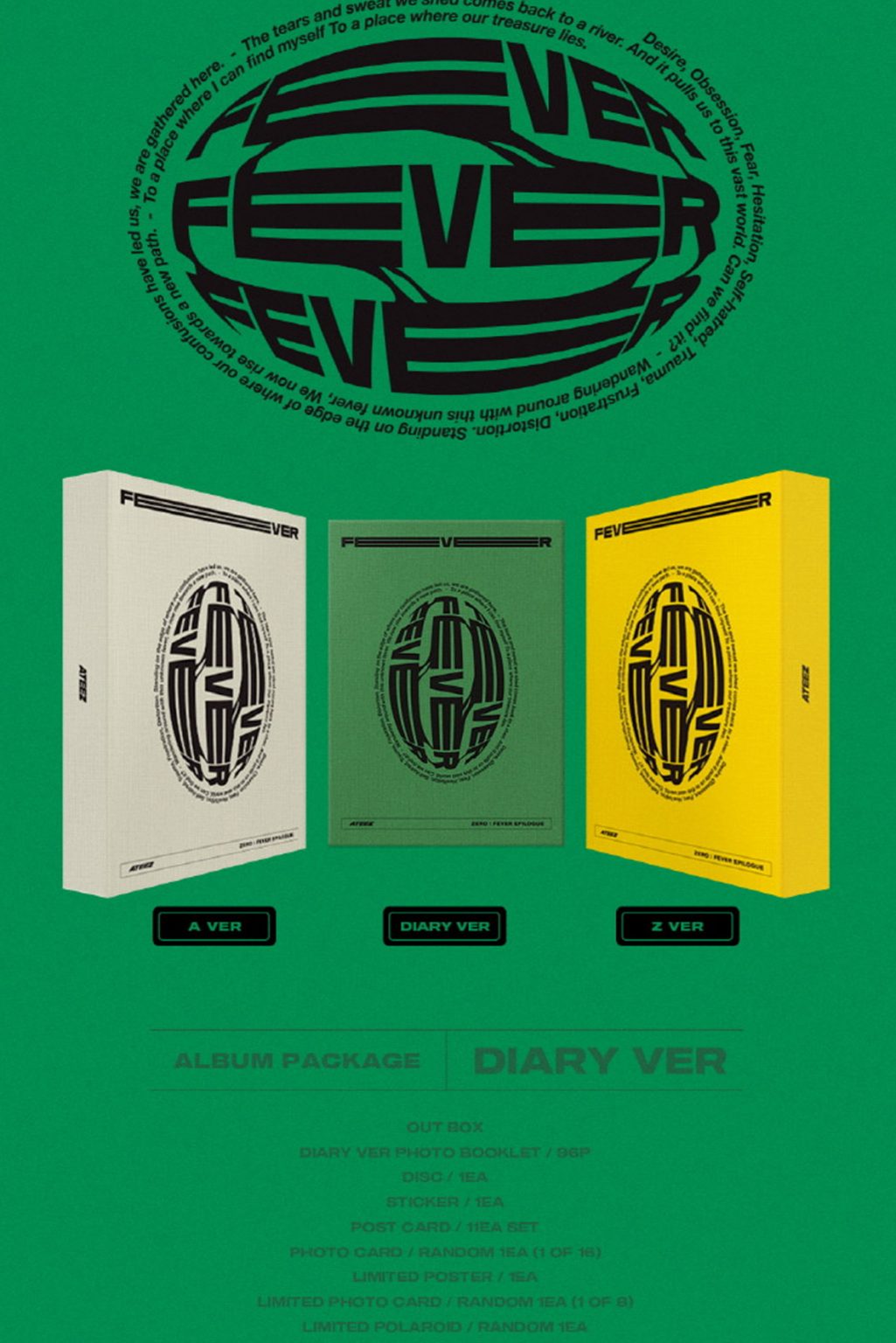 8th Mini Album [ZERO : FEVER] EPILOGUE