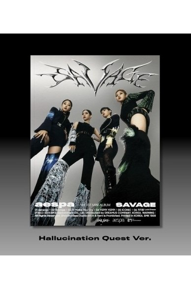 AESPA - 1ST MINI ALBUM SAVAGE (HALLUCINATION QUEST VER)