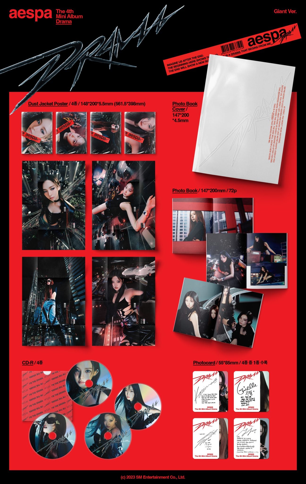 AESPA - 4TH MINI ALBUM DRAMA (GIANT VER)