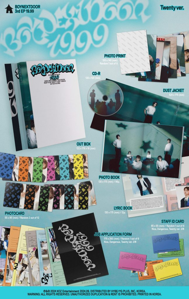 3rd EP Album [19.99](STANDARD RANDOM Ver.)