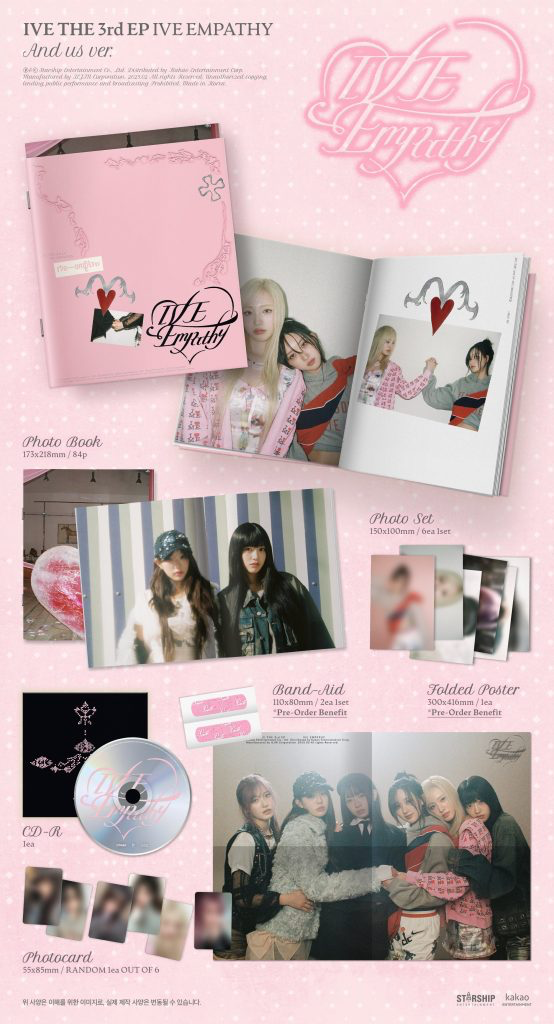 3rd EP Album [IVE EMPATHY] (STANDARD SET Ver.)