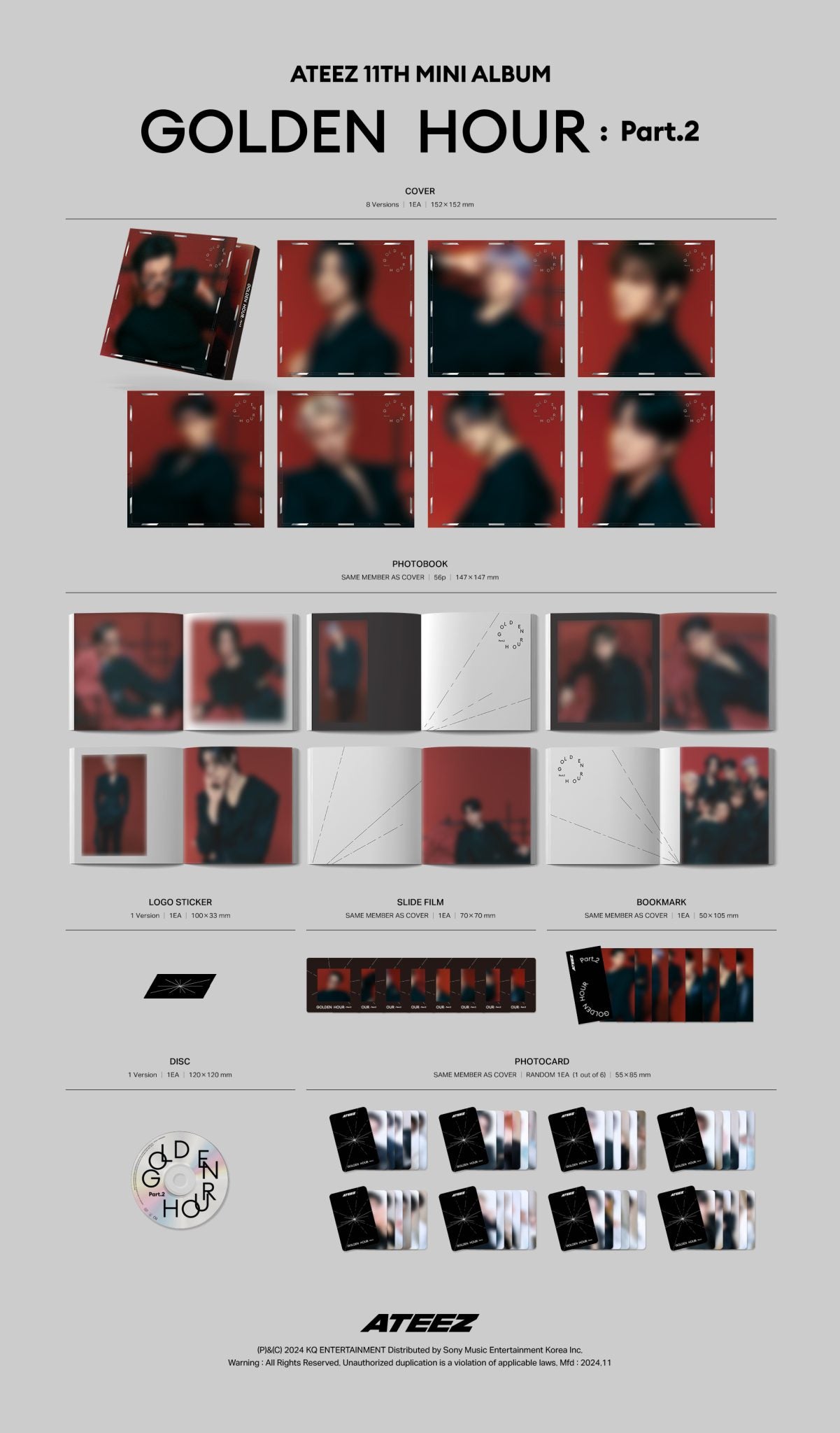 11th Mini Album [GOLDEN HOUR : Part.2](DIGIPAK Ver.)
