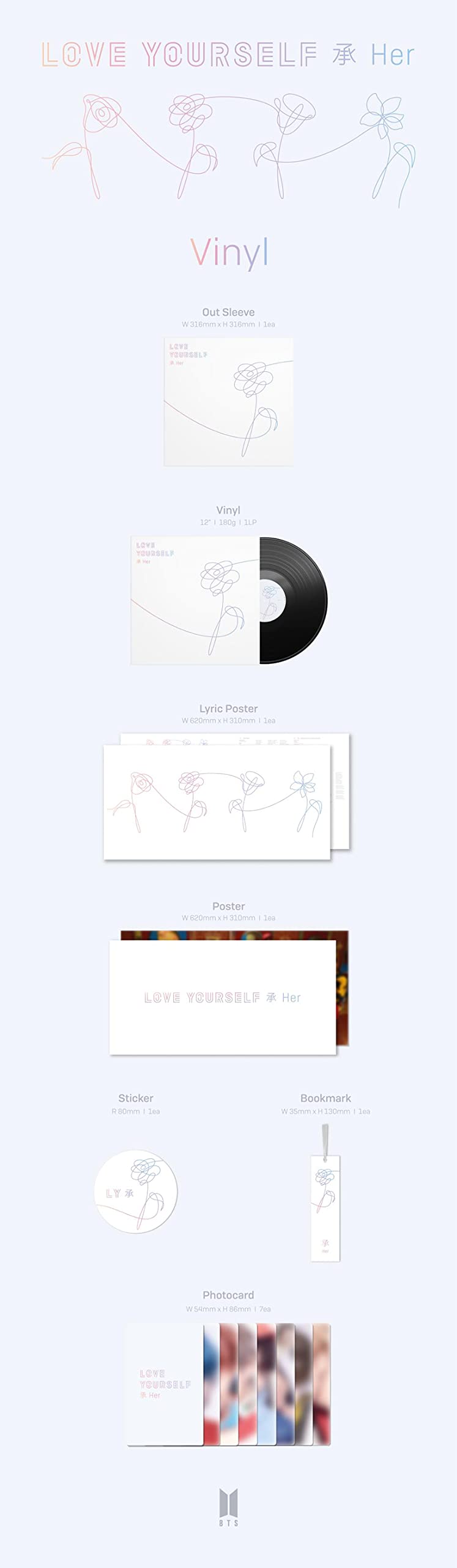 Love Yourself : Her (LP) – NAMANE