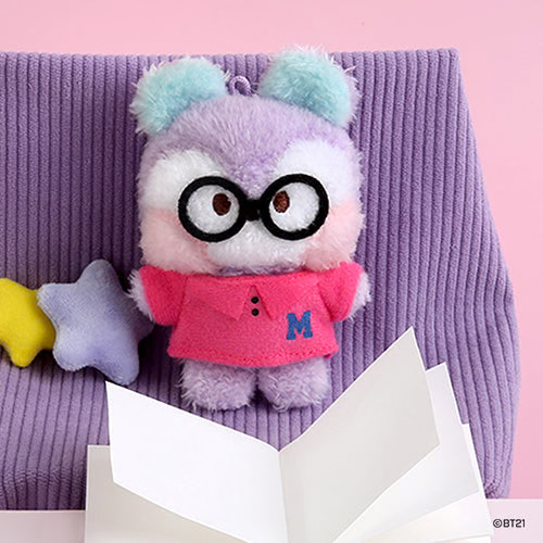 BT21 Plush Keyring [PREPPY GLASSES]