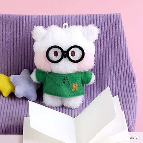 BT21 Plush Keyring [PREPPY GLASSES]