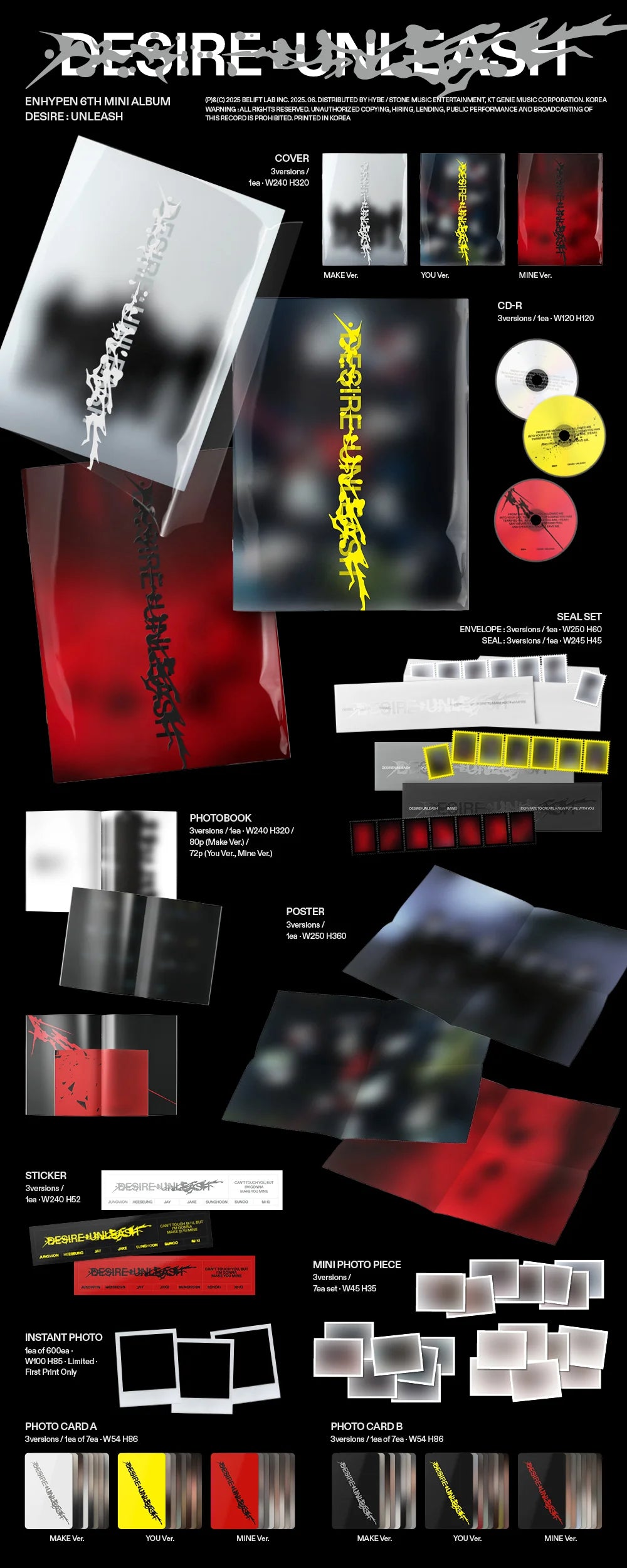 6th Mini Album [DESIRE : UNLEASH]