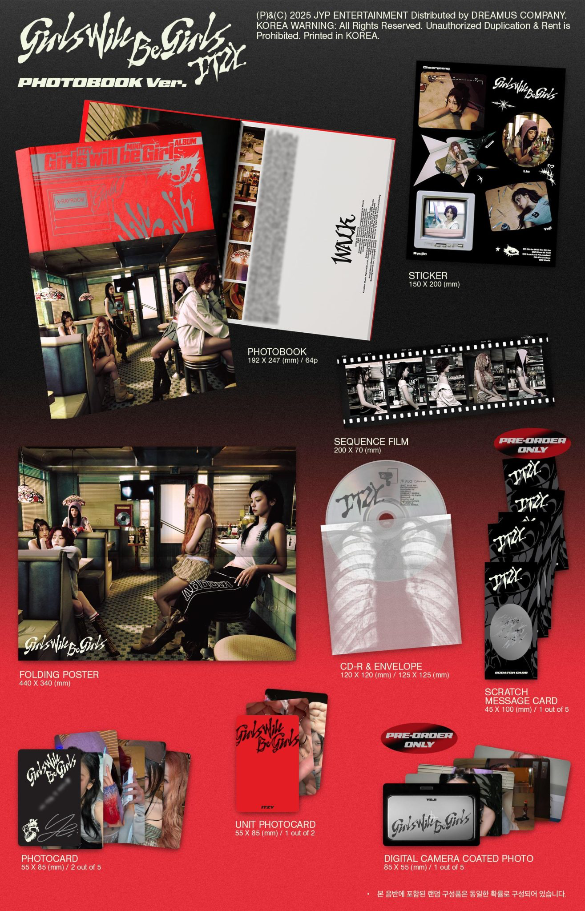 [GIRLS WILL BE GIRLS] (Photobook Ver.)