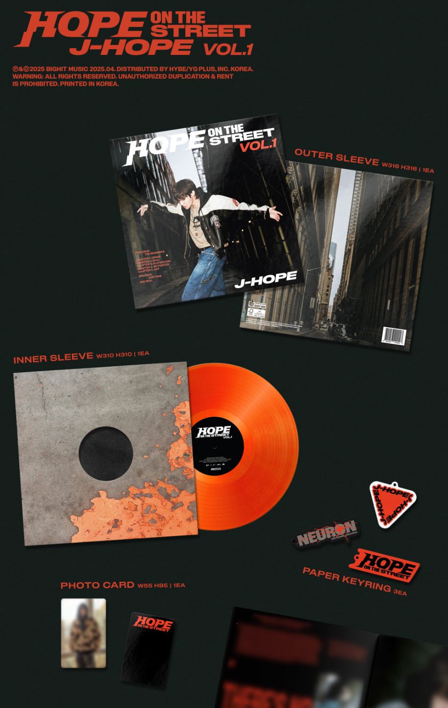 [HOPE ON THE STREET] (LP)
