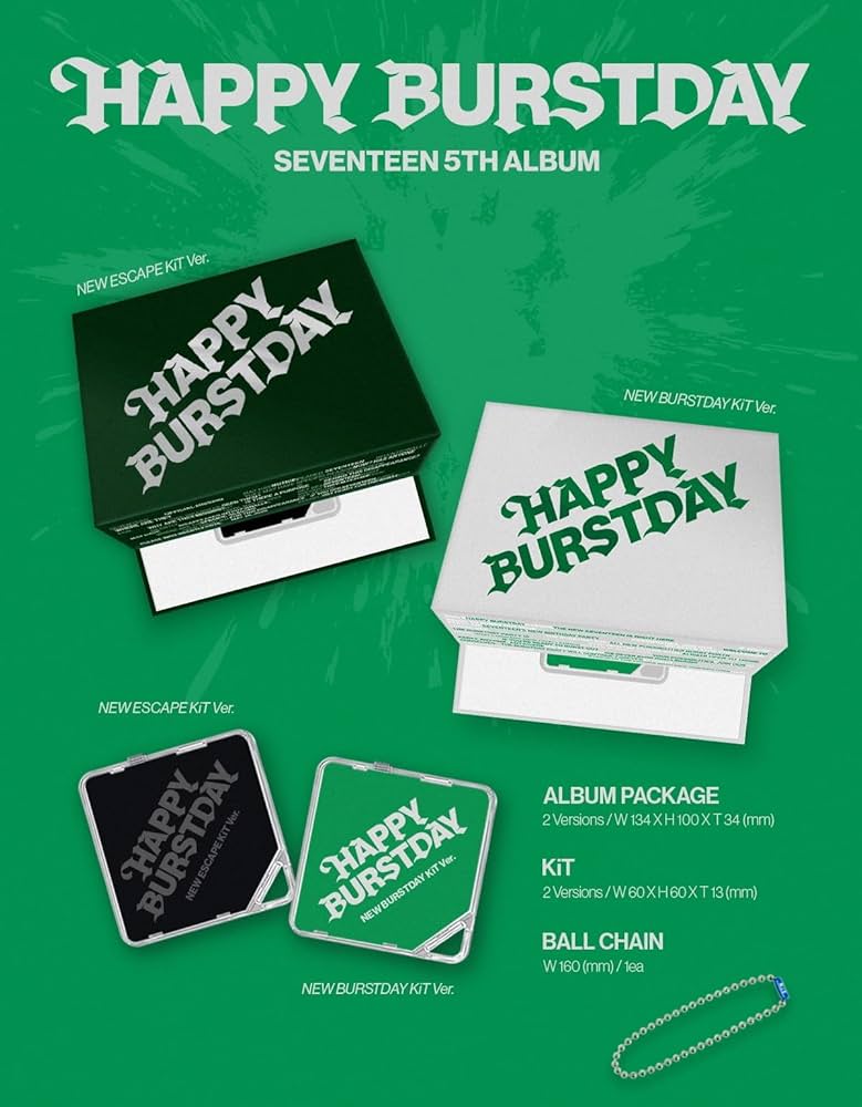 5th Album [HAPPY BURSTDAY](KiT Ver.)