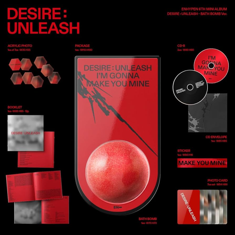 (PRE ORDER) 6th Mini Album [DESIRE : UNLEASH] (Bath Bomb Ver.)