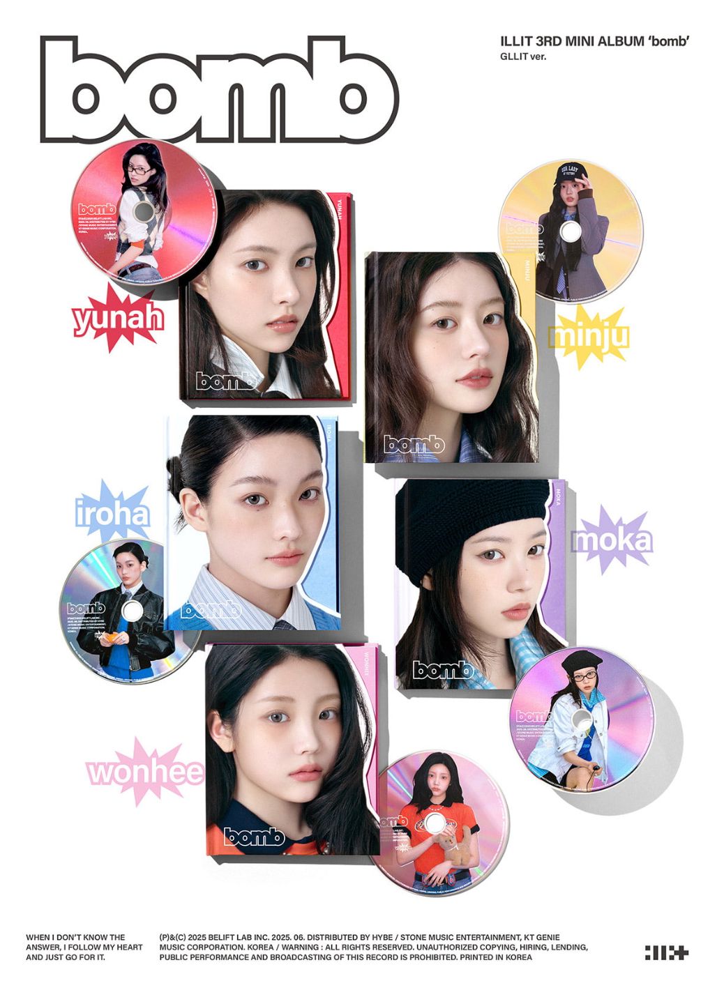 (PRE ORDER) 3rd Mini Album [BOMB] (Gllit Ver.)