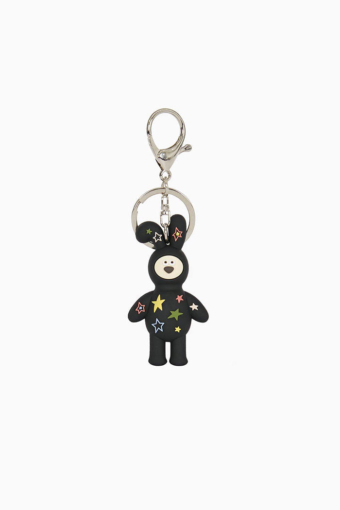 WOOD STAR KEYRING