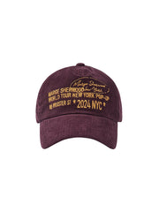 CORDUROY NEW YORK BALLCAP