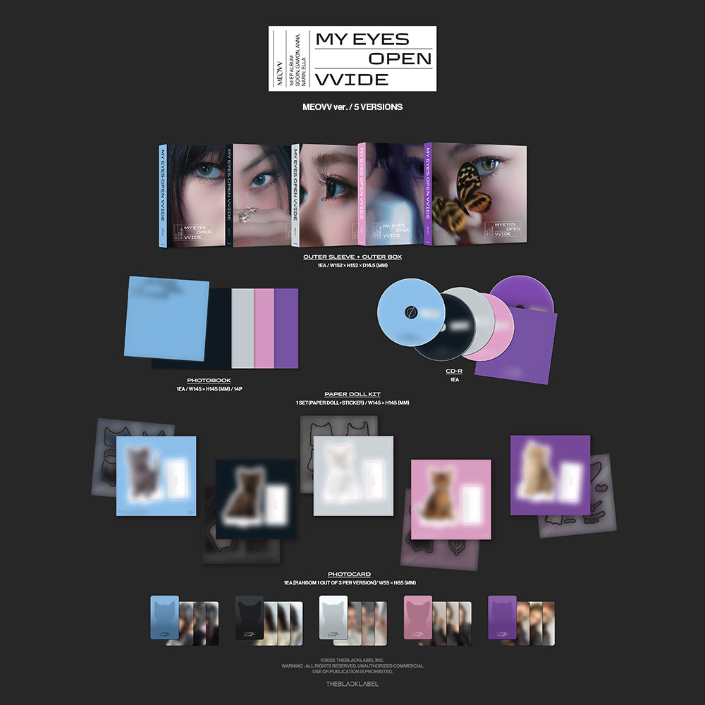 M1ST EP ALBUM MY EYES OPEN VVIDE (PHOTOBOOK VER)
