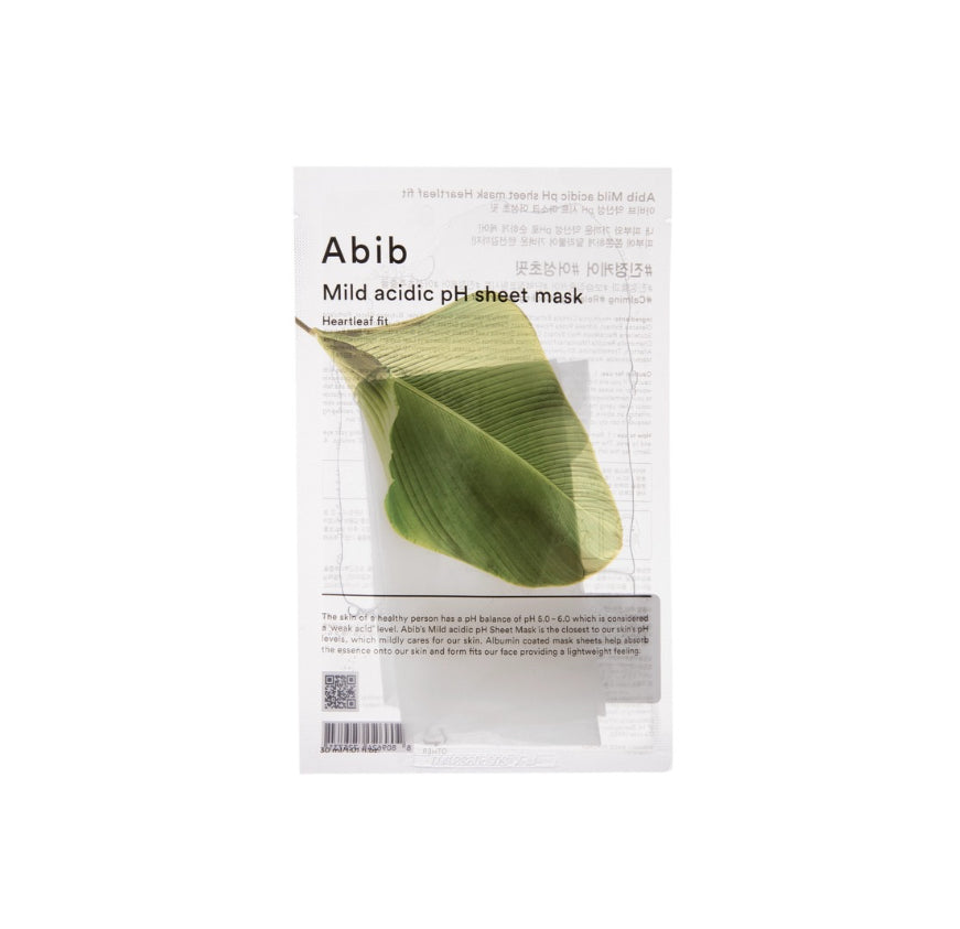 Mild Acidic pH Sheet Mask HEARTLEAF FIT