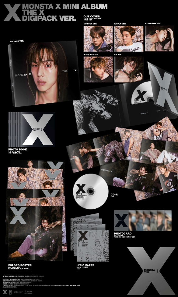 13th mini album [THE X] (DIGIPACK VER.) (LIMITED EDITION)