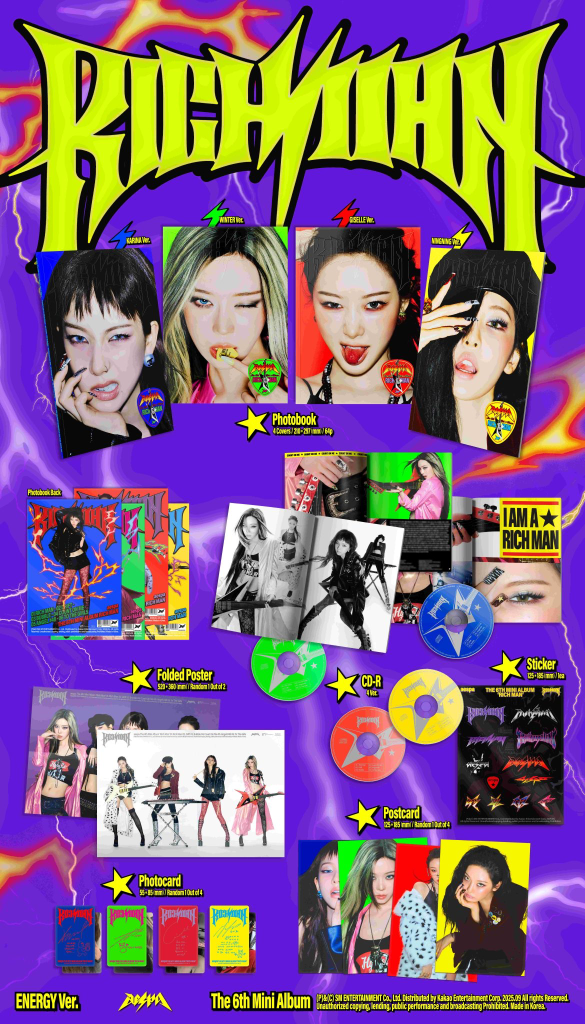 6th mini album [Rich Man] (ENERGY Ver.)