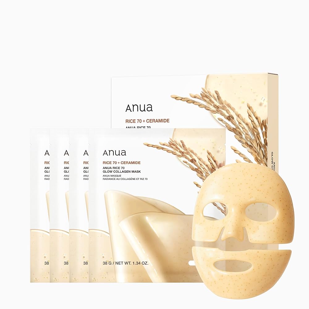 RICE 70 GLOW COLLAGEN MASK BOX