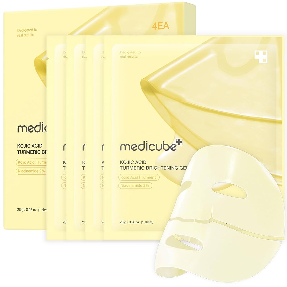 KOJIC ACID TURMERIC BRIGHTENING GEL MASK BOX