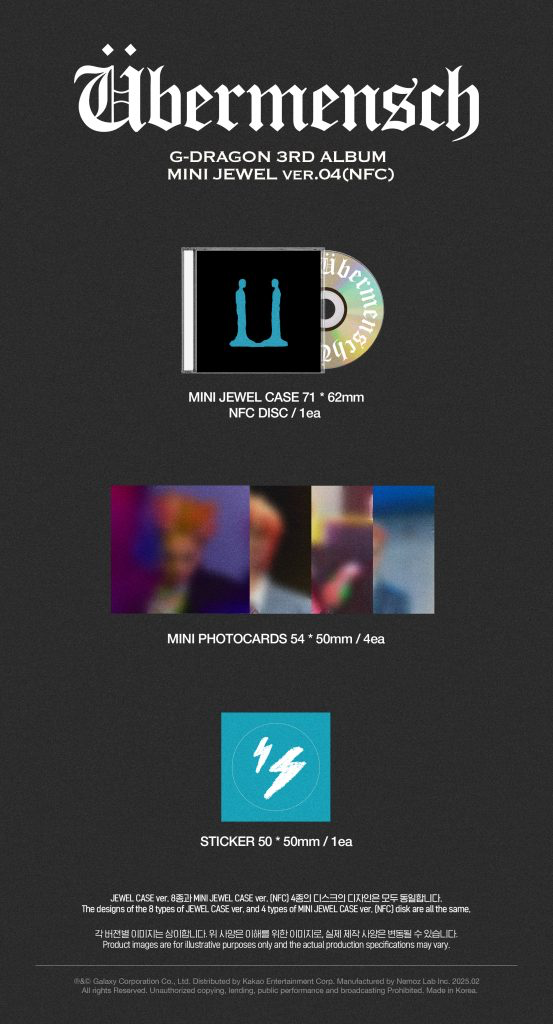 3RD MINI ALBUM Übermensch (MINI JEWEL ver.)