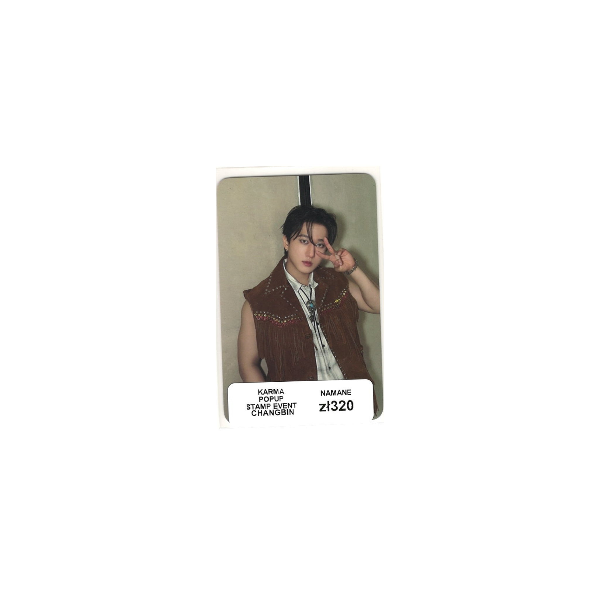 STRAY KIDS - KARMA POP-UP STAMP EVENT (CHANGBIN)