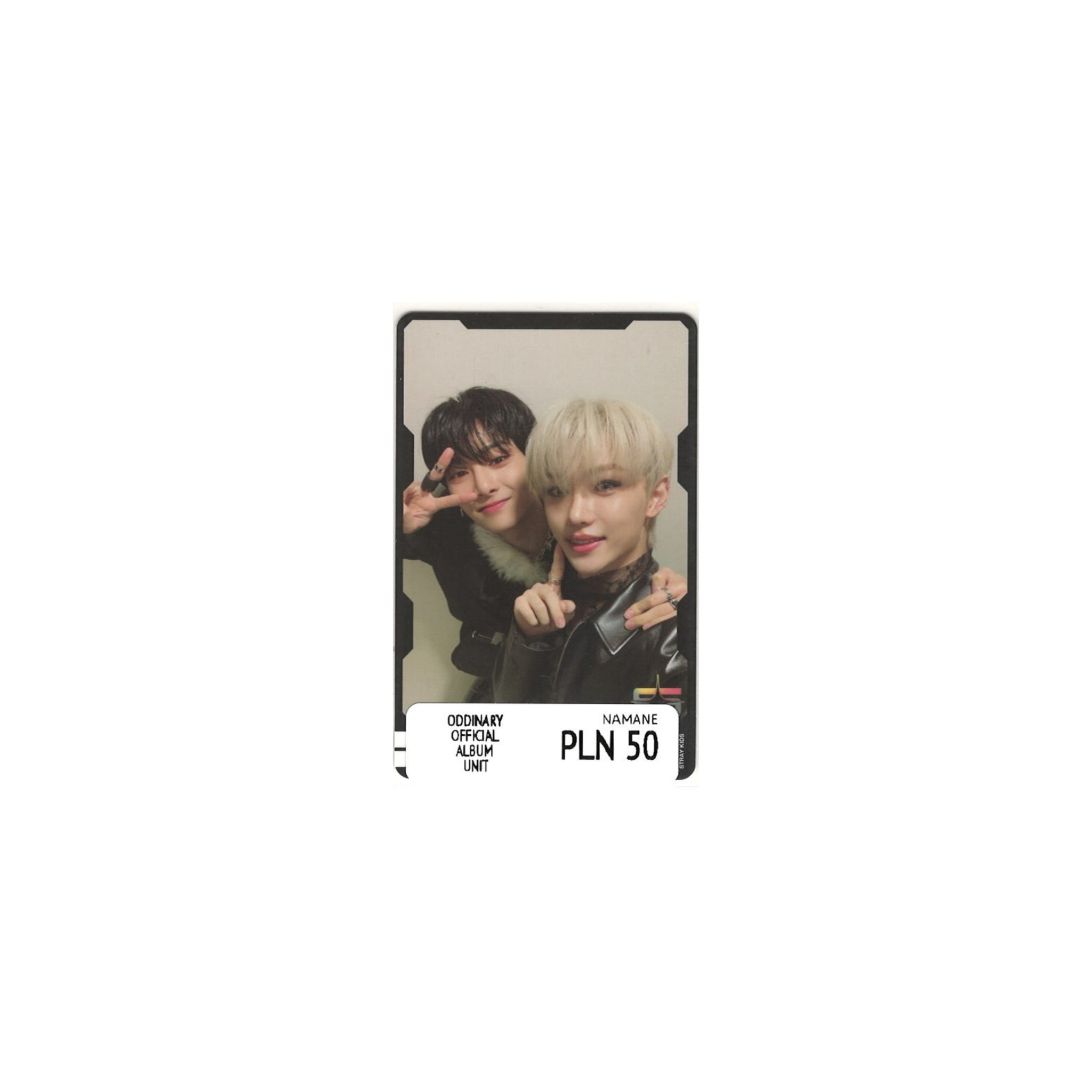 STRAY KIDS - ODDINARY OFFICIAL ALBUM UNIT (I.N AND FELIX)