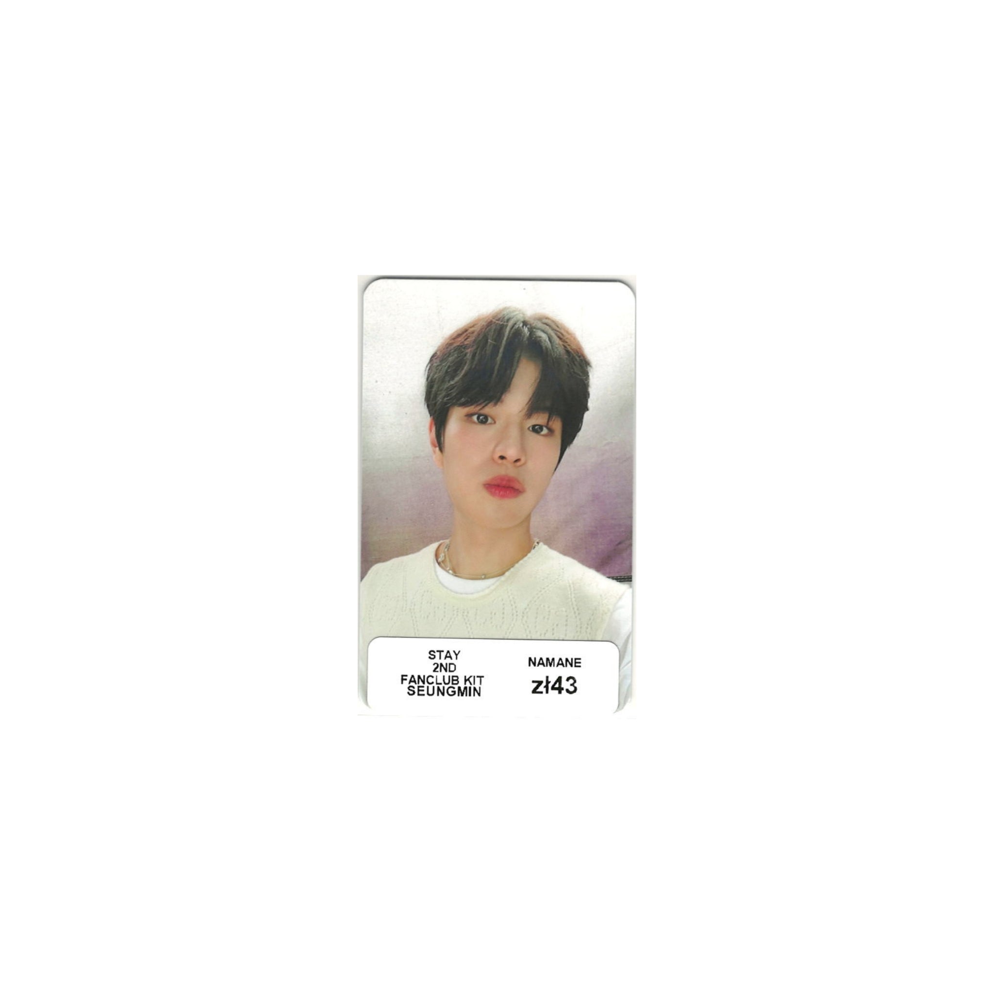 STRAY KIDS -STAY 2ND FANCLUB KIT (SEUNGMIN)