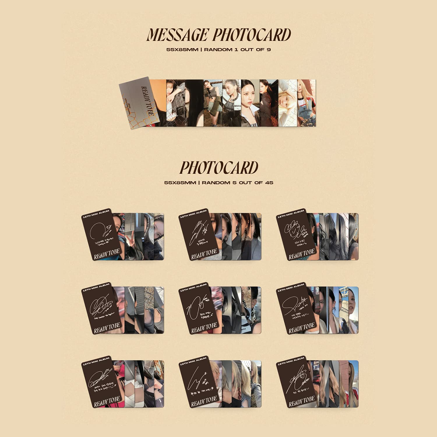 12th Mini Album [READY TO BE](PHOTOCARD)