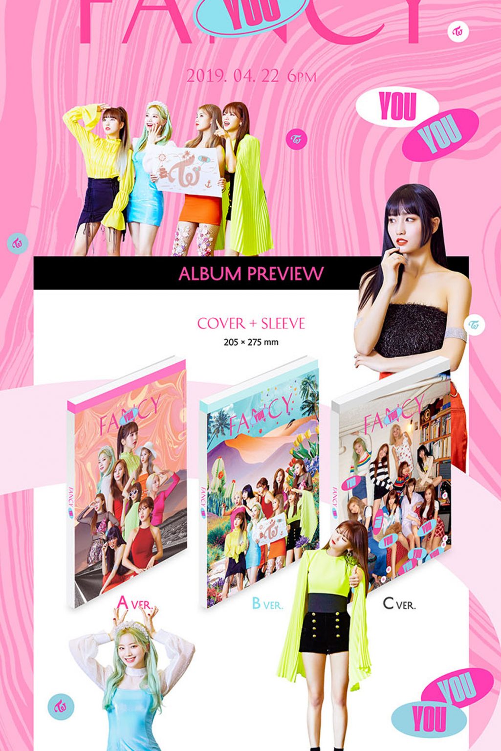 7th Mini Album [FANCY YOU] (A / B / C Ver.)
