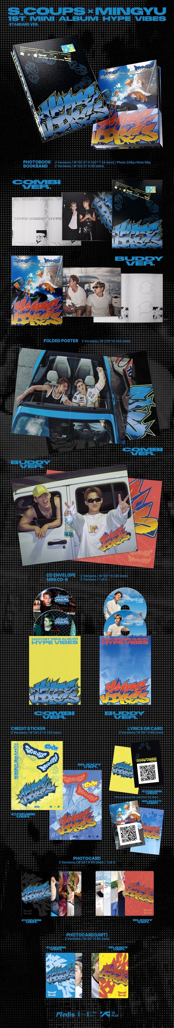 S.COUPS X MINGYU - 1ST MINI ALBUM [HYPE VIBES]