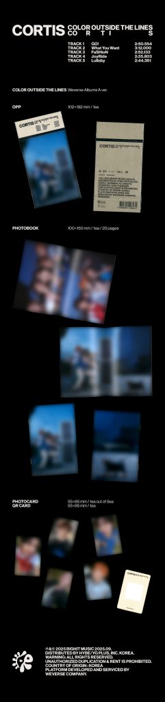 THE 1ST EP [COLOR OUTSIDE THE LINES] (WEWERSE ALBUMS VER.)