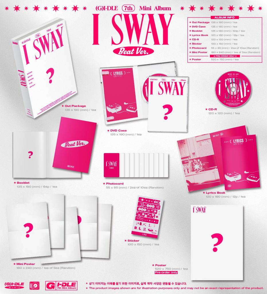 (G)-IDLE - 7TH MINI ALBUM I SWAY