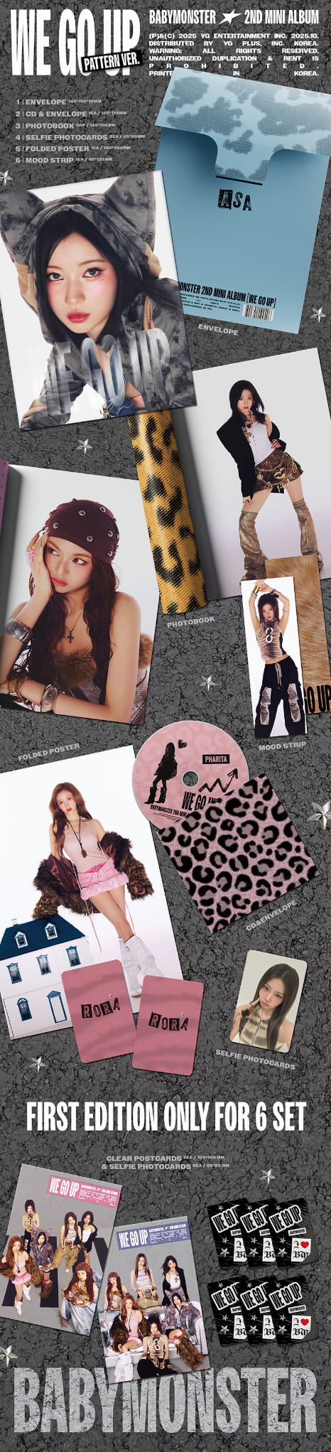 2ND MINI ALBUM [WE GO UP] (PATTERN VER.)