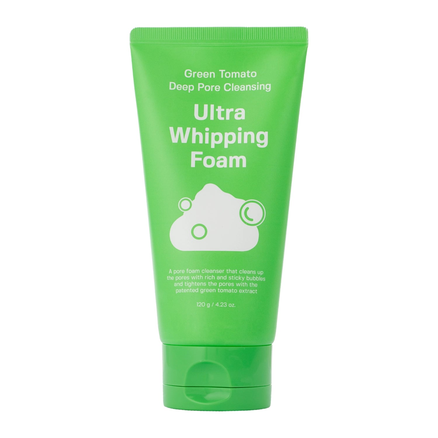 GREEN TOMATO DEEP PORE CLEANSING ULTRA WHIPPING FOAM 120G