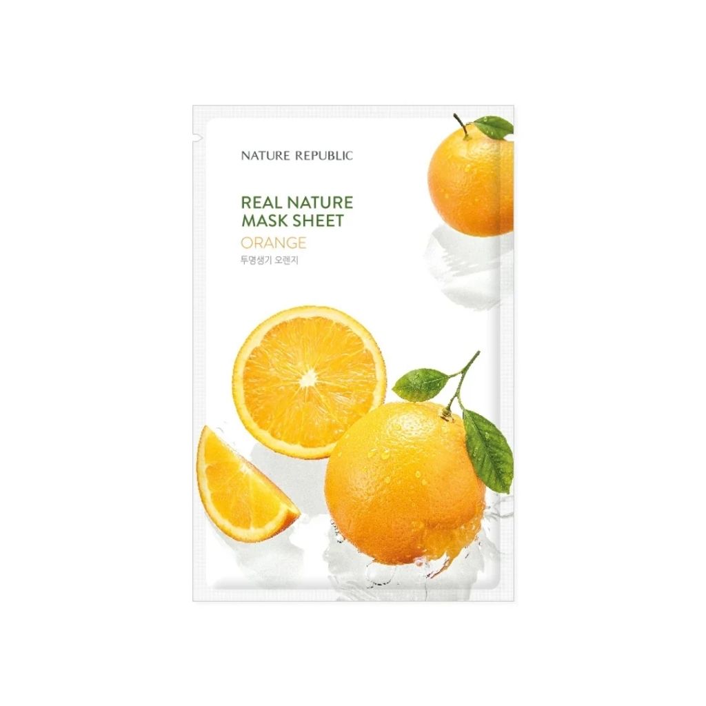 Real Nature Sheet Mask Orange